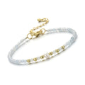 Natural Aquamarine and Pearl
