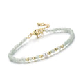 Natural Green Adventurine with Pearl